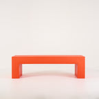 Vignelli Bench by Heller in Medium / Orange | Floor Sample – Very Good | Shop Now | MO-HLR-1034_07-1360-Hero Image-5