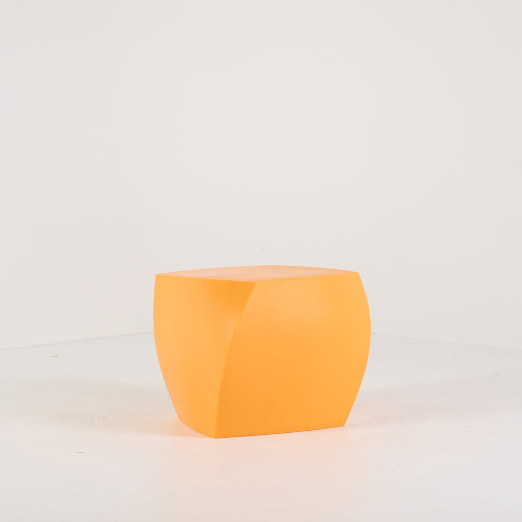 Gehry Left Twist Cube by Heller in Yellow | Gently Used – Good | Shop Now | MO-HLR-1016_03-1400-Hero Image-4