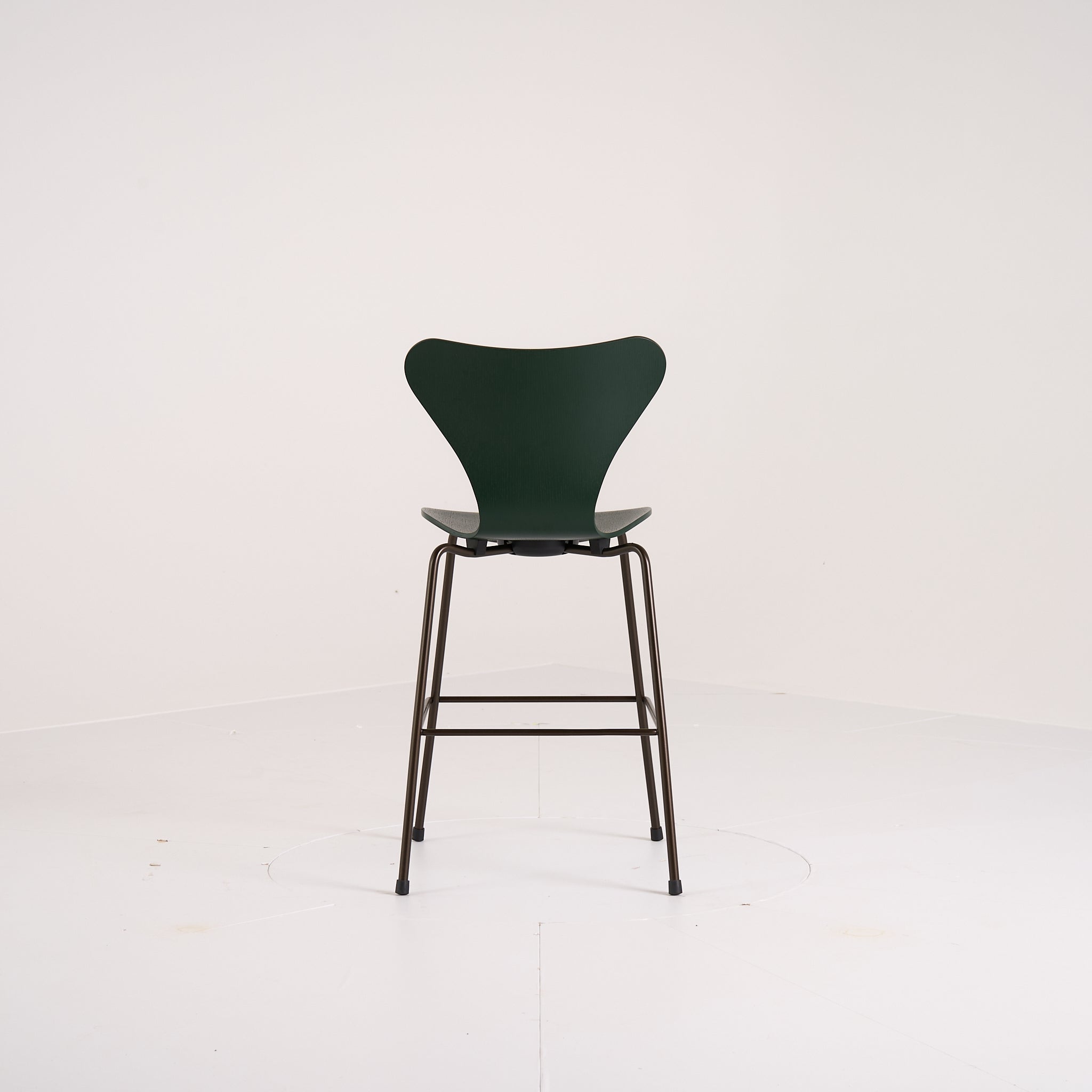 Series 7 Junior Chair by Fritz Hansen in Evergreen Ash / Brown Bronze | Floor Sample – Very Good | Shop Now | MO-FHA-840239-56-Hero Image-5