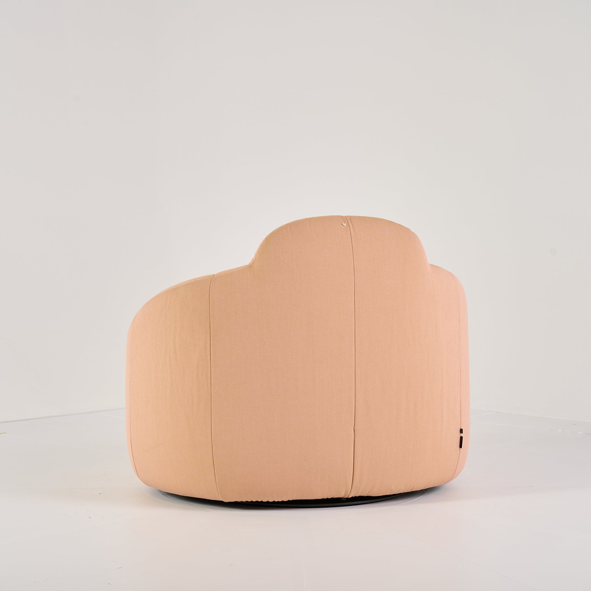 Pumpkin Swivel Armchair by Ligne Roset in High Back / Steelcut Trio / Saumon | Floor Sample – Very Good | Shop Now | MO-LIR-14110160-1215-Hero Image-8