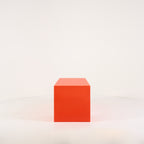 Vignelli Bench by Heller in Medium / Orange | Floor Sample – Very Good | Shop Now | MO-HLR-1034_07-1360-Hero Image-3