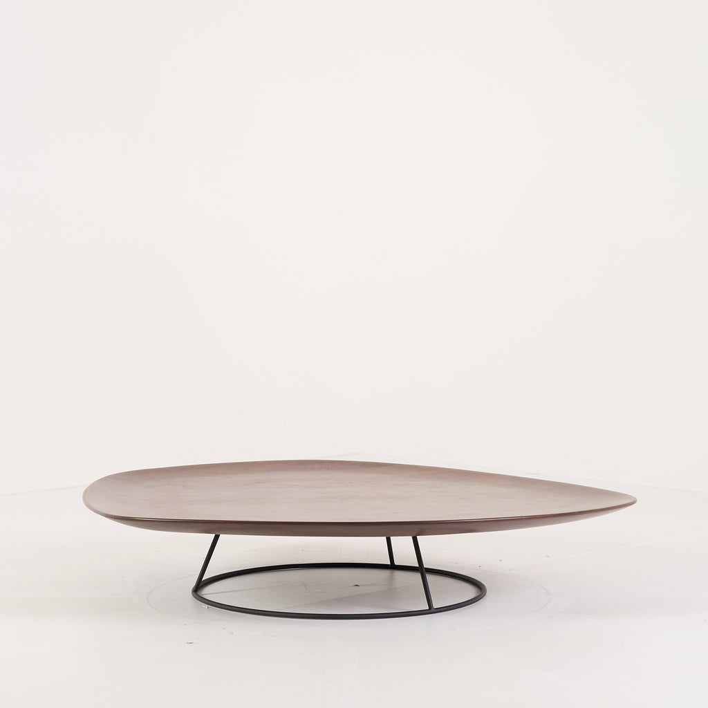 Pebble Low Table Large by Ligne Roset in Concave Top, Solid Wood | Floor Sample – Very Good | Shop Now | MO-LIR-19960050-1160-Hero Image-3