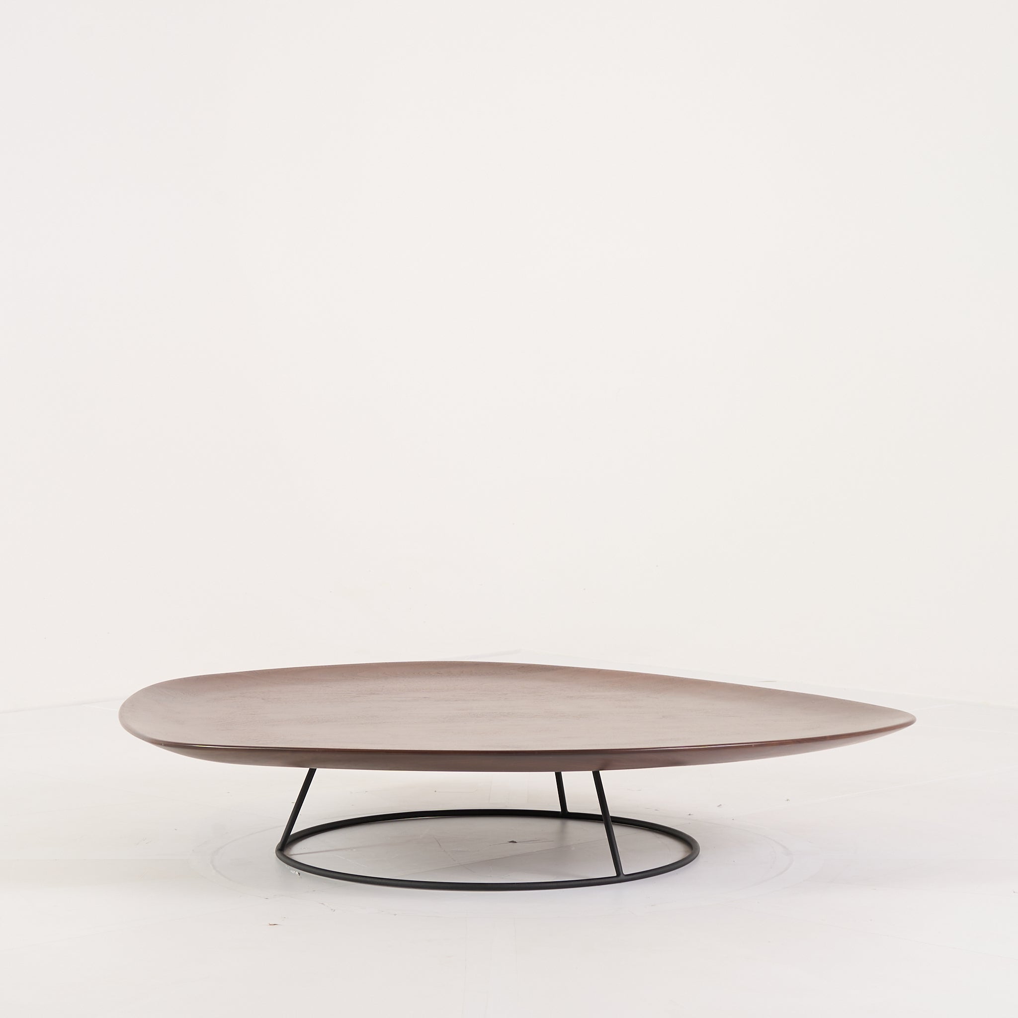 Pebble Low Table Large by Ligne Roset in Concave Top, Solid Wood | Floor Sample – Very Good | Shop Now | MO-LIR-19960050-1160-Hero Image-3