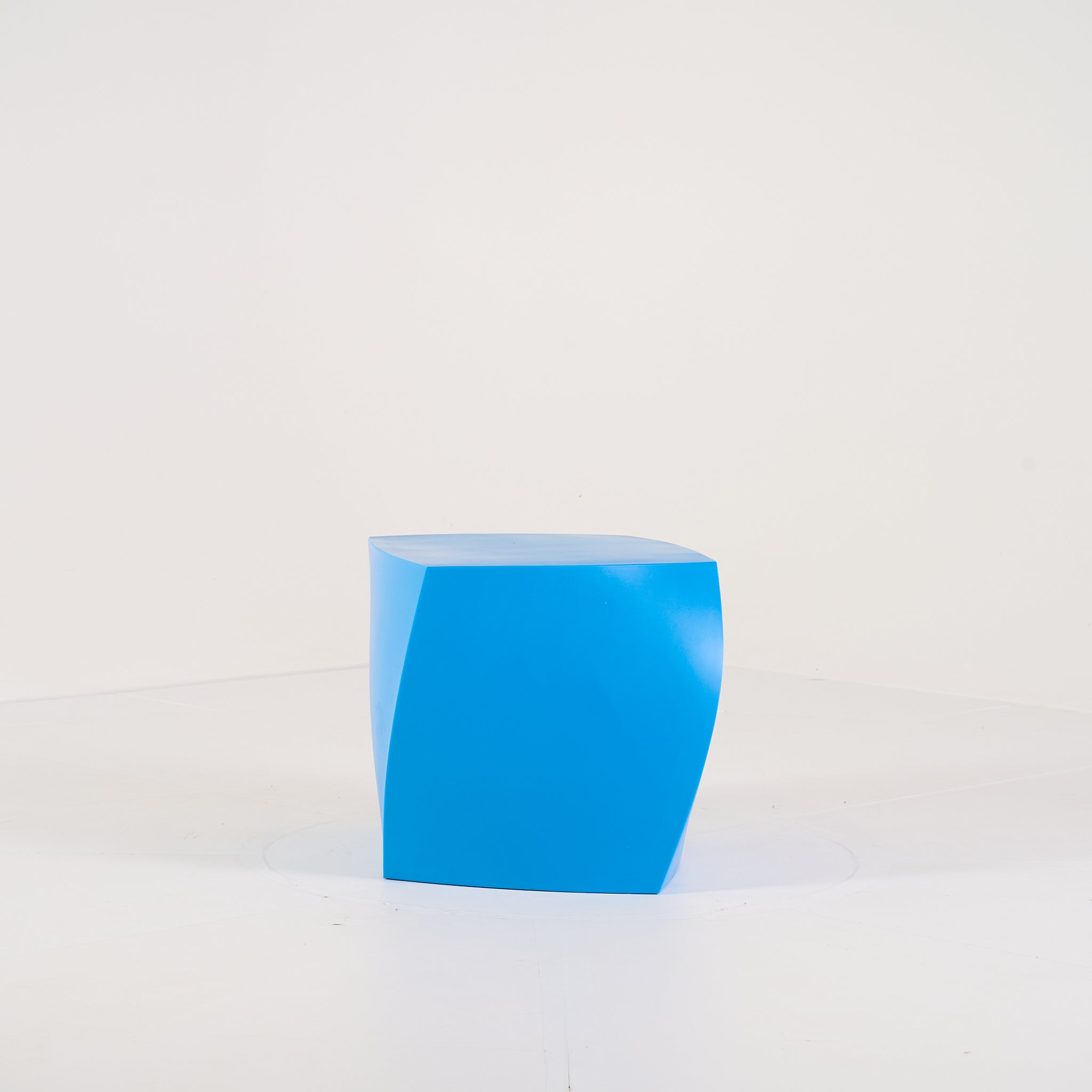 Gehry Left Twist Cube by Heller in Blue | Gently Used – Good | Shop Now | MO-HLR-1016_05-1395-Hero Image-4