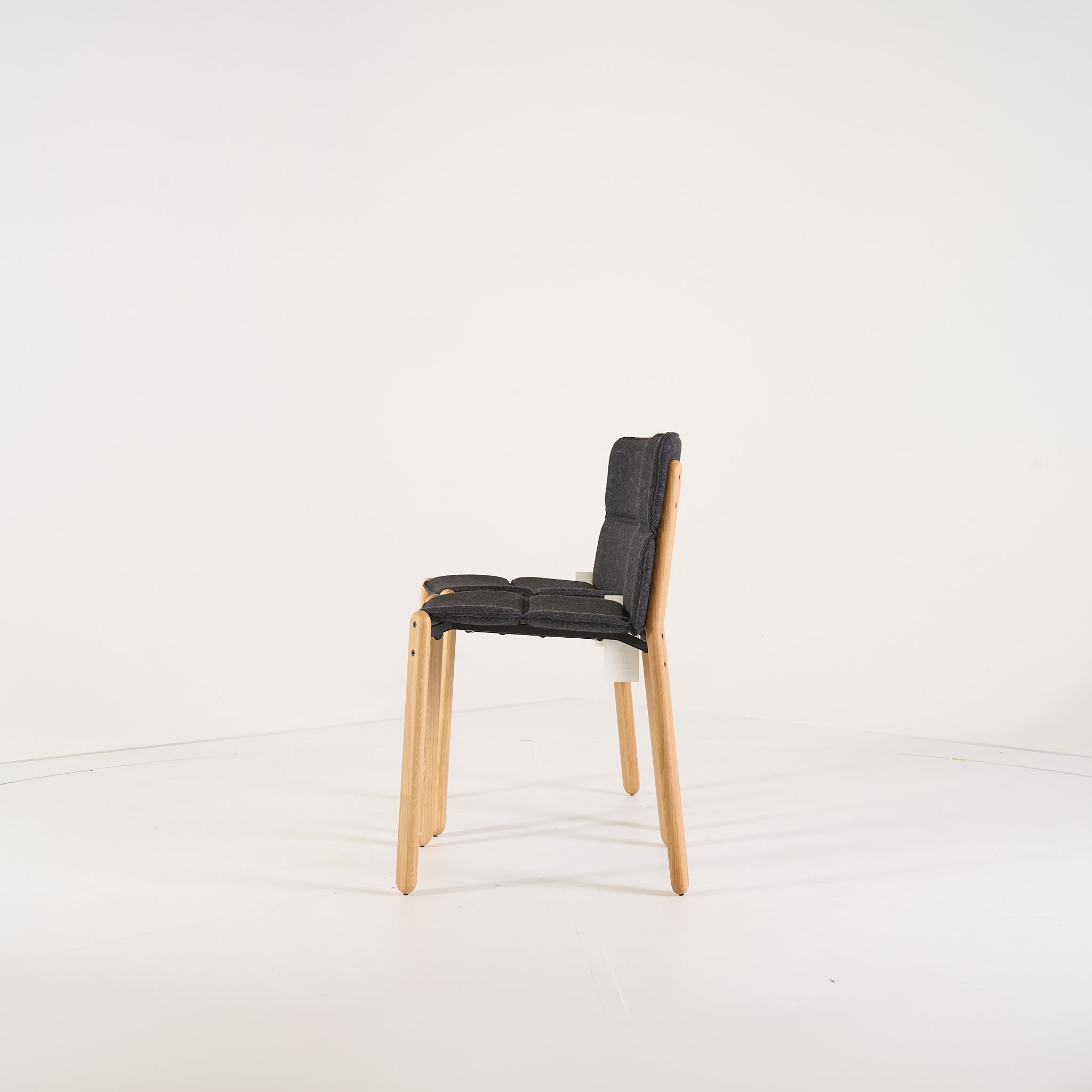Paddock Chair Set of 2 by Ligne Roset in Feutre Anthracite | Open Box – Excellent | Shop Now | MO-LIR-10260880-1219-Hero Image-6