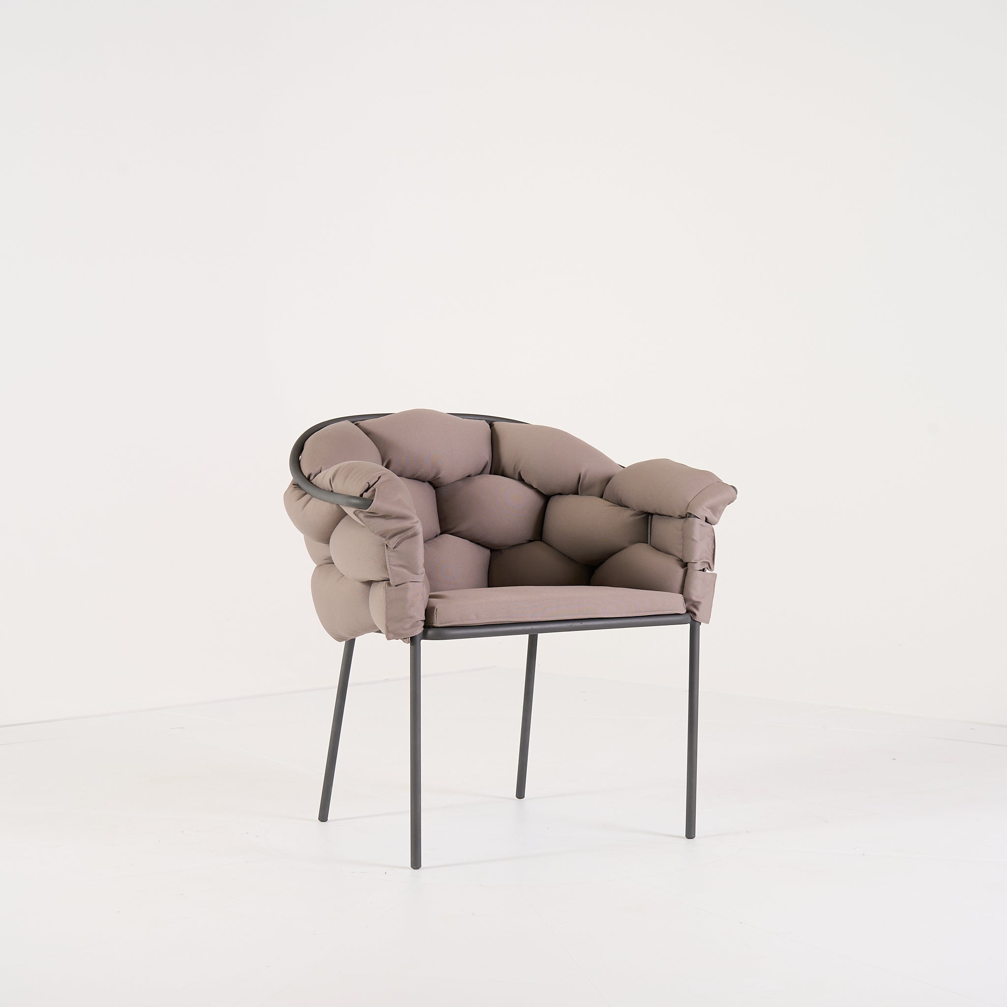 Serpentine Chair with Arms by Ligne Roset in Outdoor, Taupe Fabric | Gently Used – Good | Shop Now | MO-LIR-10262094-1166-Hero Image-6