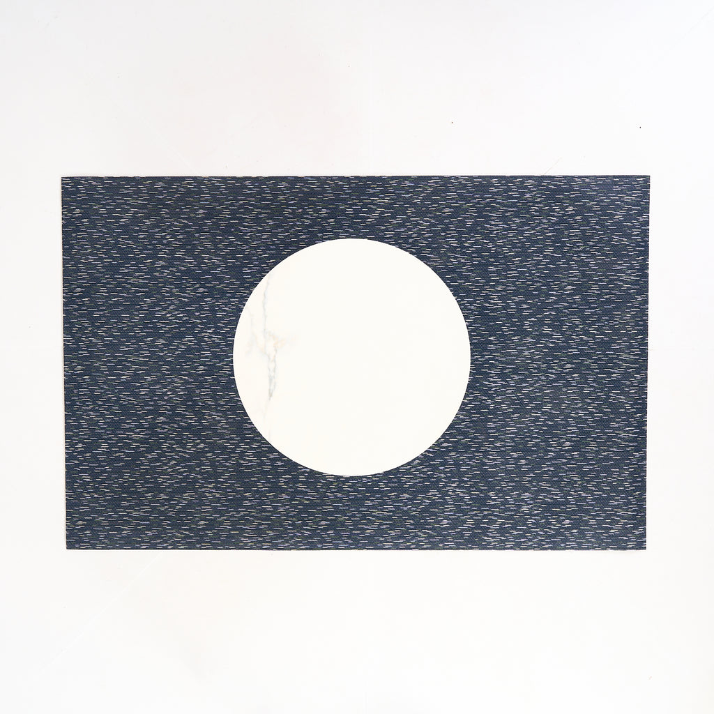 Pepper Floormat - Indigo by Chilewich in 46" x 72" | Pristine | Shop Now | MO-CHW-202901_003-1457-Hero Image-2