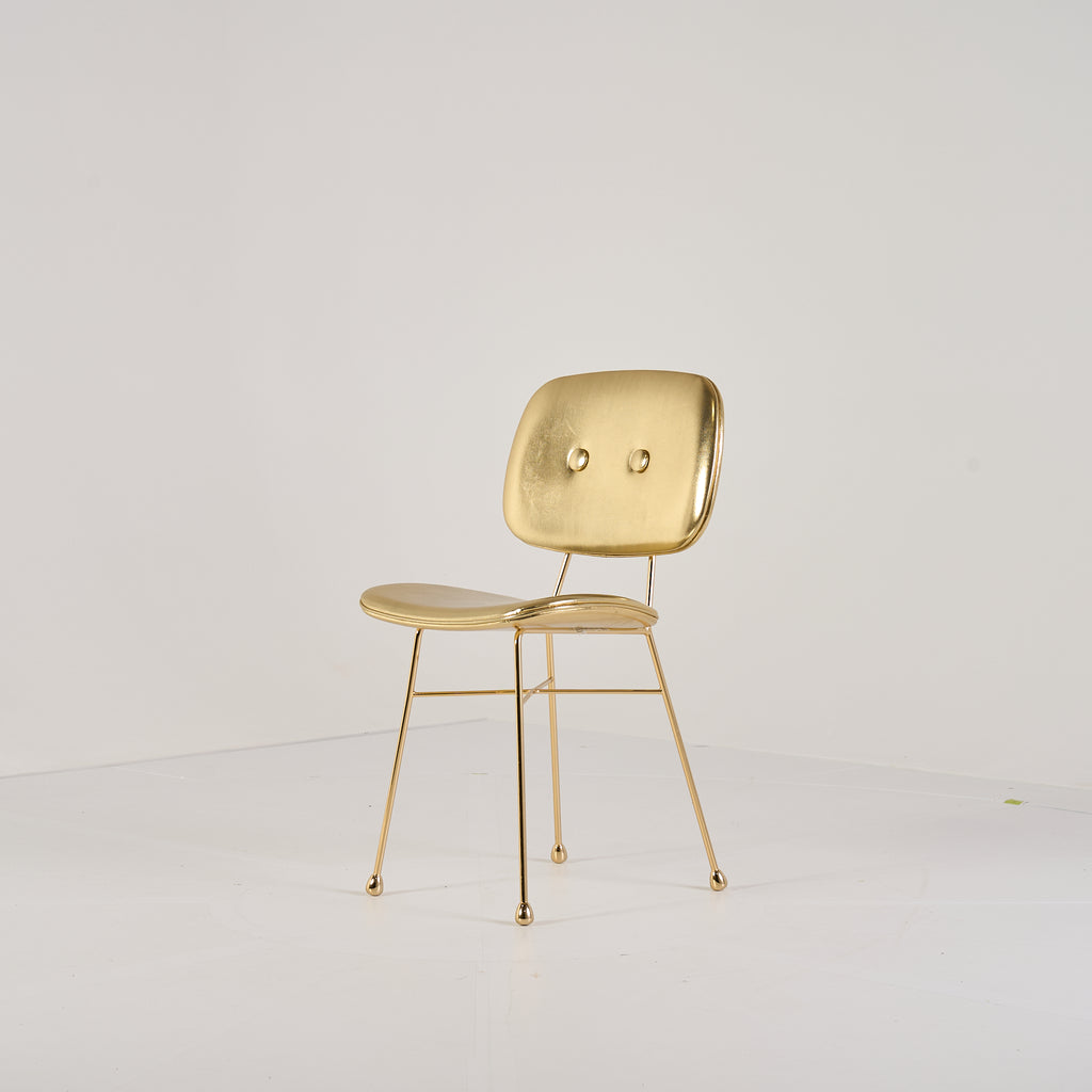 The Golden Chair by Moooi in The Golden Chair | Well Loved – Fair | Shop Now | MO-MOO-8718282340142-150-Hero Image-2