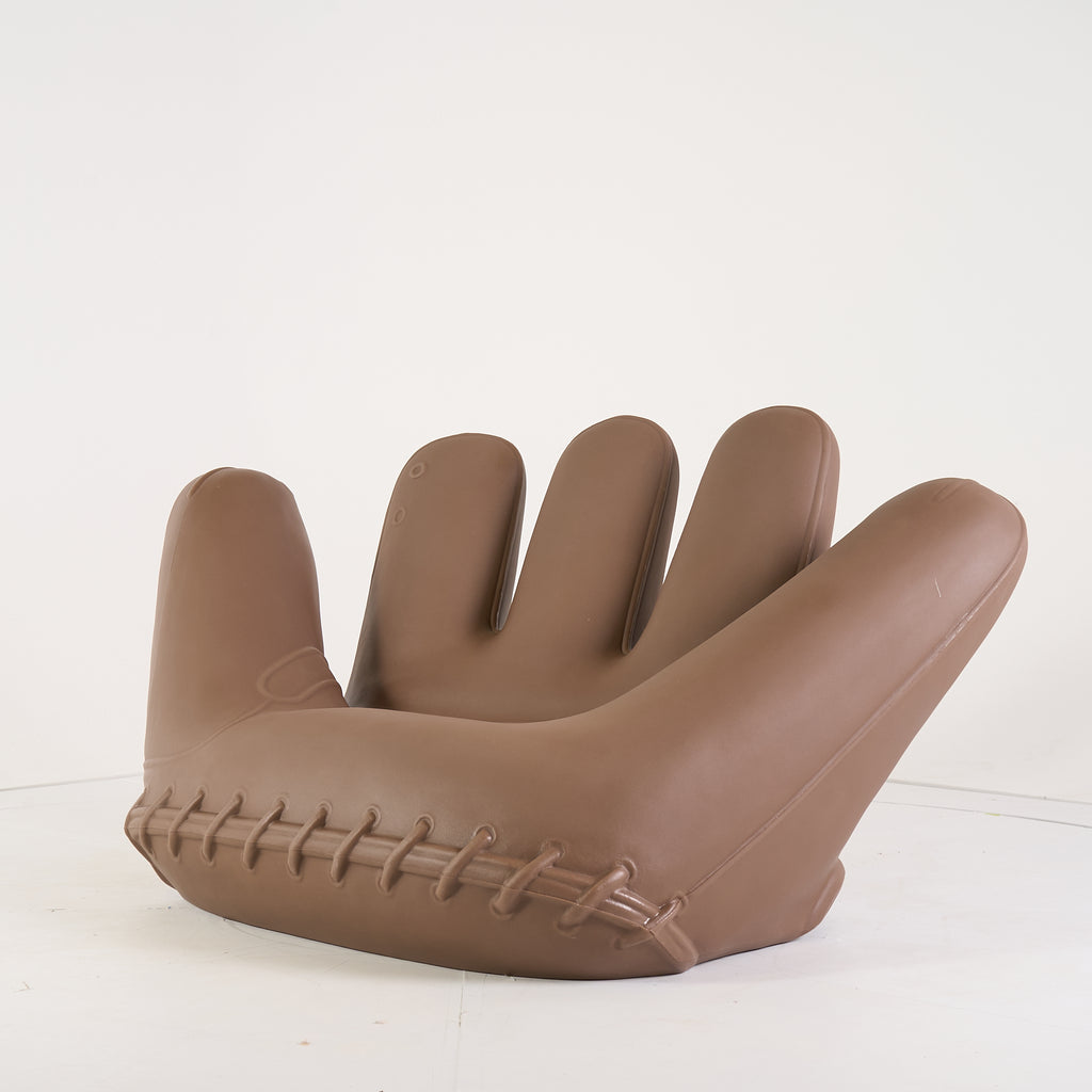 Vintage Joe Baseball Glove Chair by Heller in Brown | Floor Sample – Very Good | Shop Now | MO-HLR-1007_42-1456-Hero Image-7