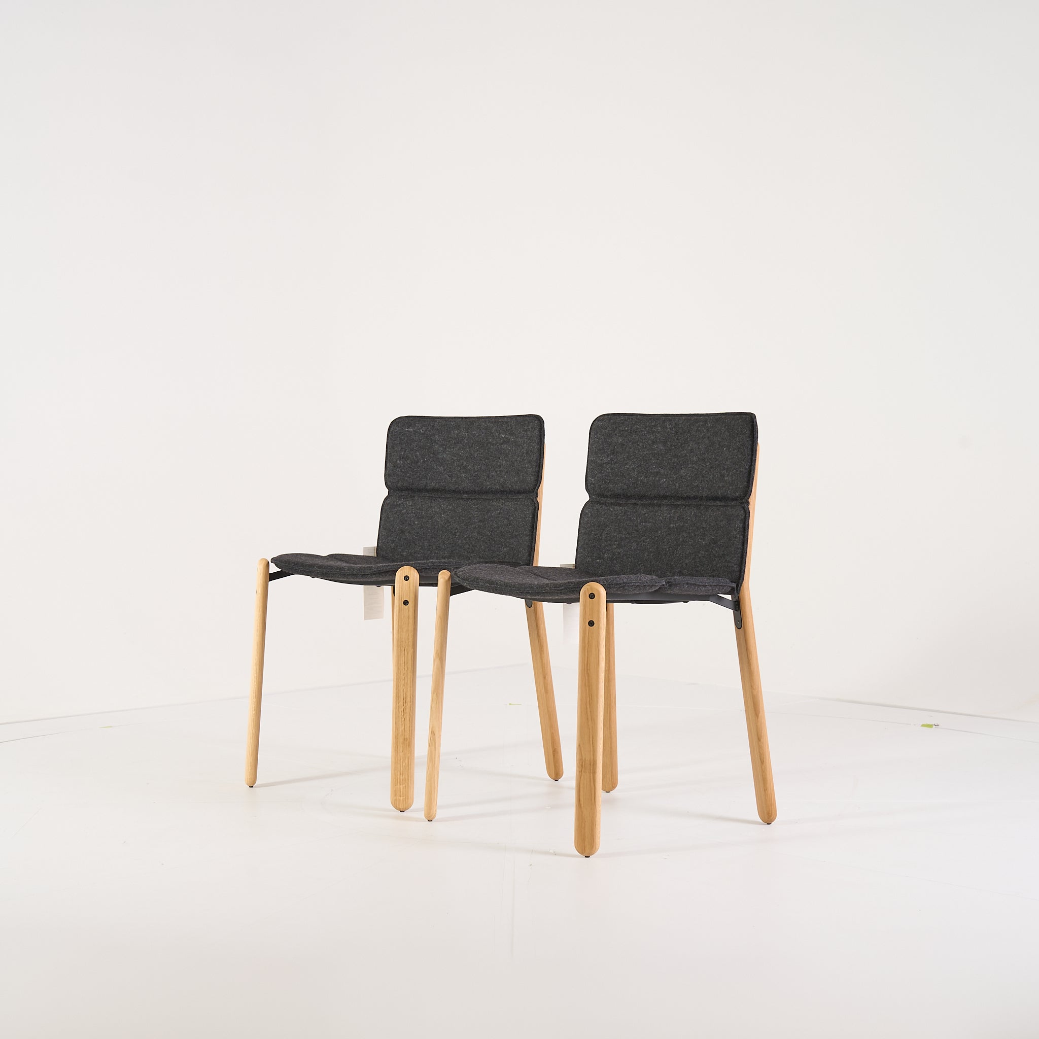 Paddock Chair Set of 2 by Ligne Roset in Feutre Anthracite | Open Box – Excellent | Shop Now | MO-LIR-10260880-1219-Hero Image-7