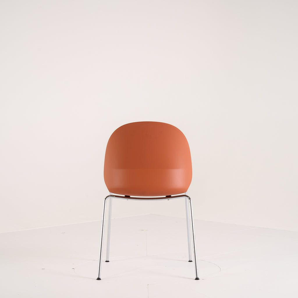 Recycle Chair by Fritz Hansen in Dark Orange / Chrome | Gently Used – Good | Shop Now | MO-FHA-N02_10_Chair-92-Hero Image-10