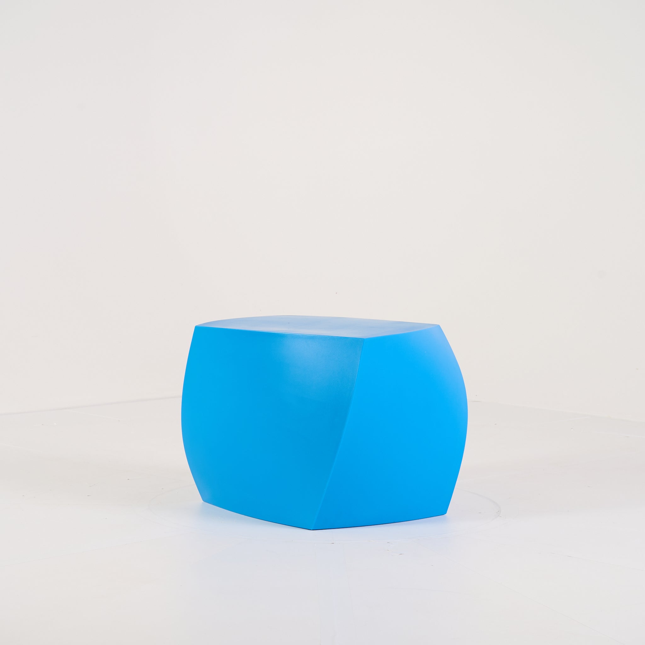 Gehry Left Twist Cube by Heller in Blue | Gently Used – Good | Shop Now | MO-HLR-1016_05-1395-Hero Image-2