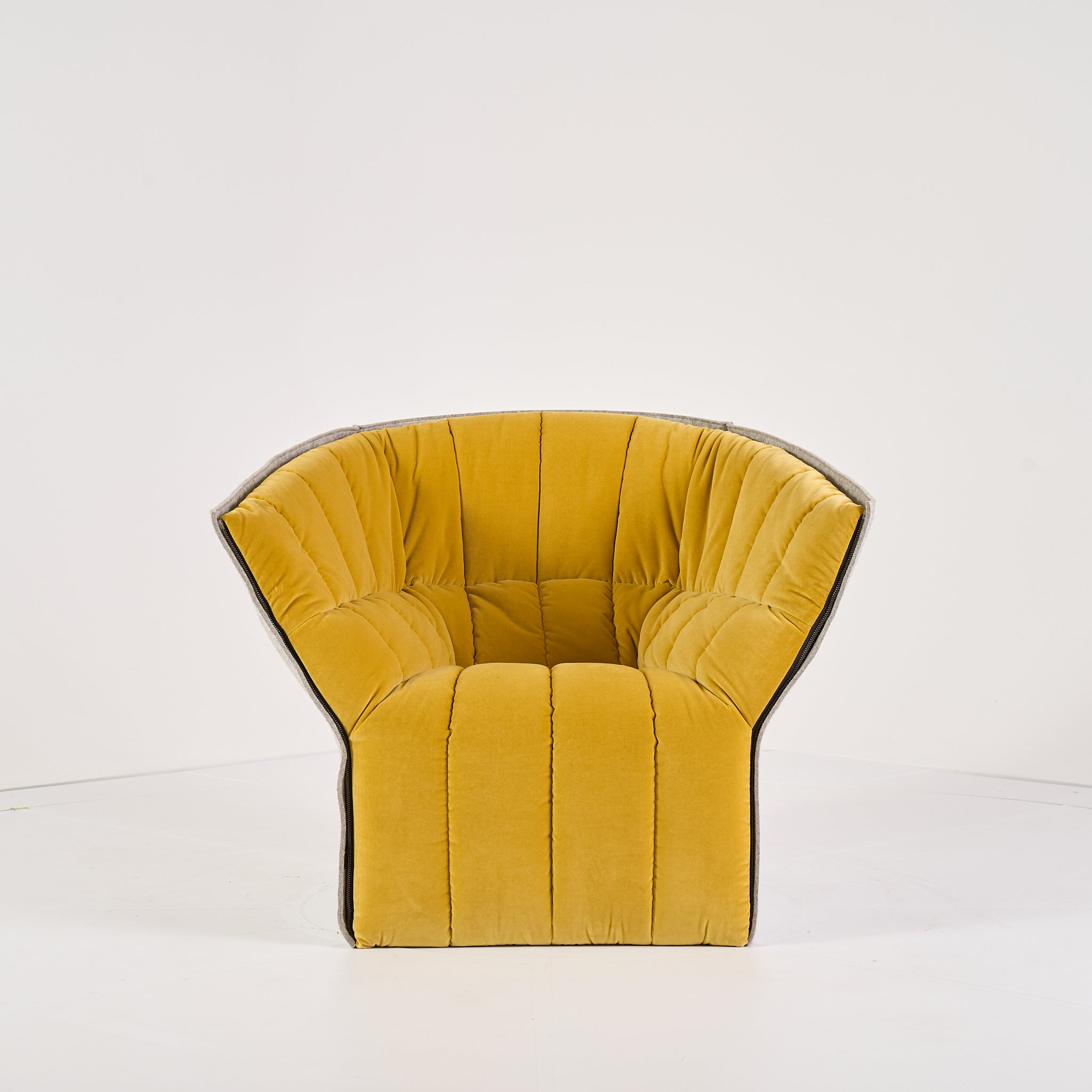 Moel Low Back Armchair by Ligne Roset in Harald Ocre | Floor Sample – Very Good | Shop Now | MO-LIR-14081200-1197-Hero Image-6
