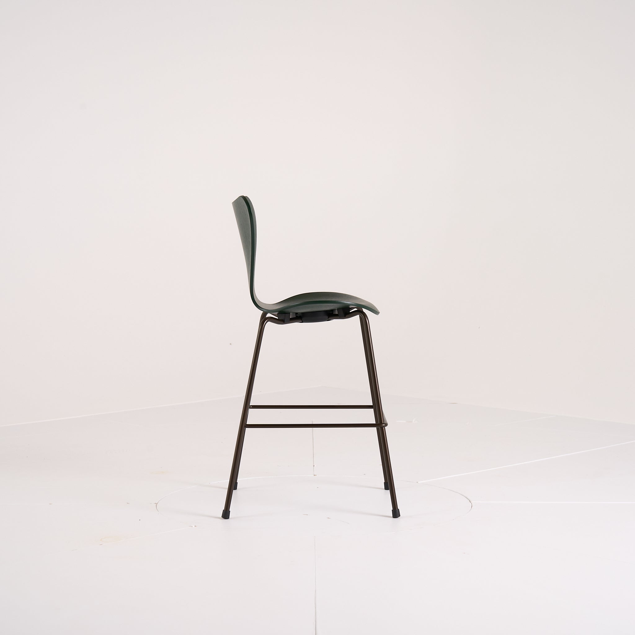 Series 7 Junior Chair by Fritz Hansen in Evergreen Ash / Brown Bronze | Floor Sample – Very Good | Shop Now | MO-FHA-840239-56-Hero Image-1