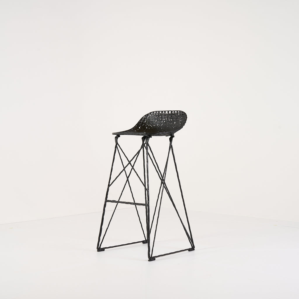 Carbon Bar Stool by Moooi in High | Floor Sample – Very Good | Shop Now | MO-MOO-8718282340166-131-Hero Image-9