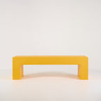 Vignelli Bench by Heller in Medium / Yellow | Floor Sample – Very Good | Shop Now | MO-HLR-1034_08-1361-Hero Image-5