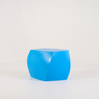 Gehry Left Twist Cube by Heller in Blue | Well Loved – Fair | Shop Now | MO-HLR-1016_05-1397-Hero Image-5