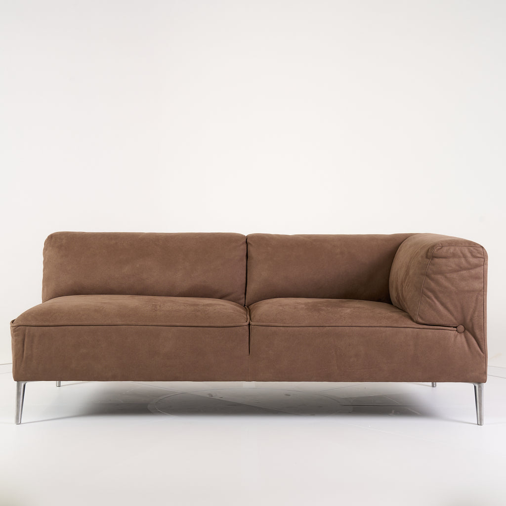 Sofa So Good Double by Moooi in No Arm Left Abbracci, Taupe | Gently Used – Good | Shop Now | MO-MOO-8718282783451-174-Hero Image-7