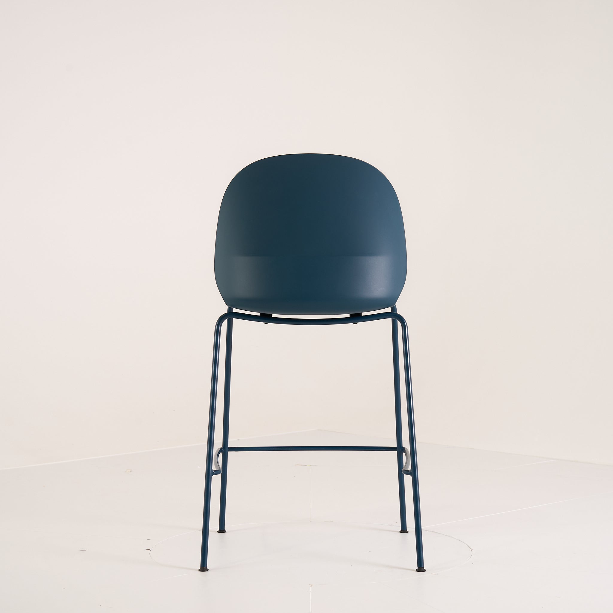 Recycle Counter Stool by Fritz Hansen in Dark Blue / Dark Blue Powder Coated | Project Piece – As-Is | Shop Now | MO-FHA-N02_40-88-Hero Image-2