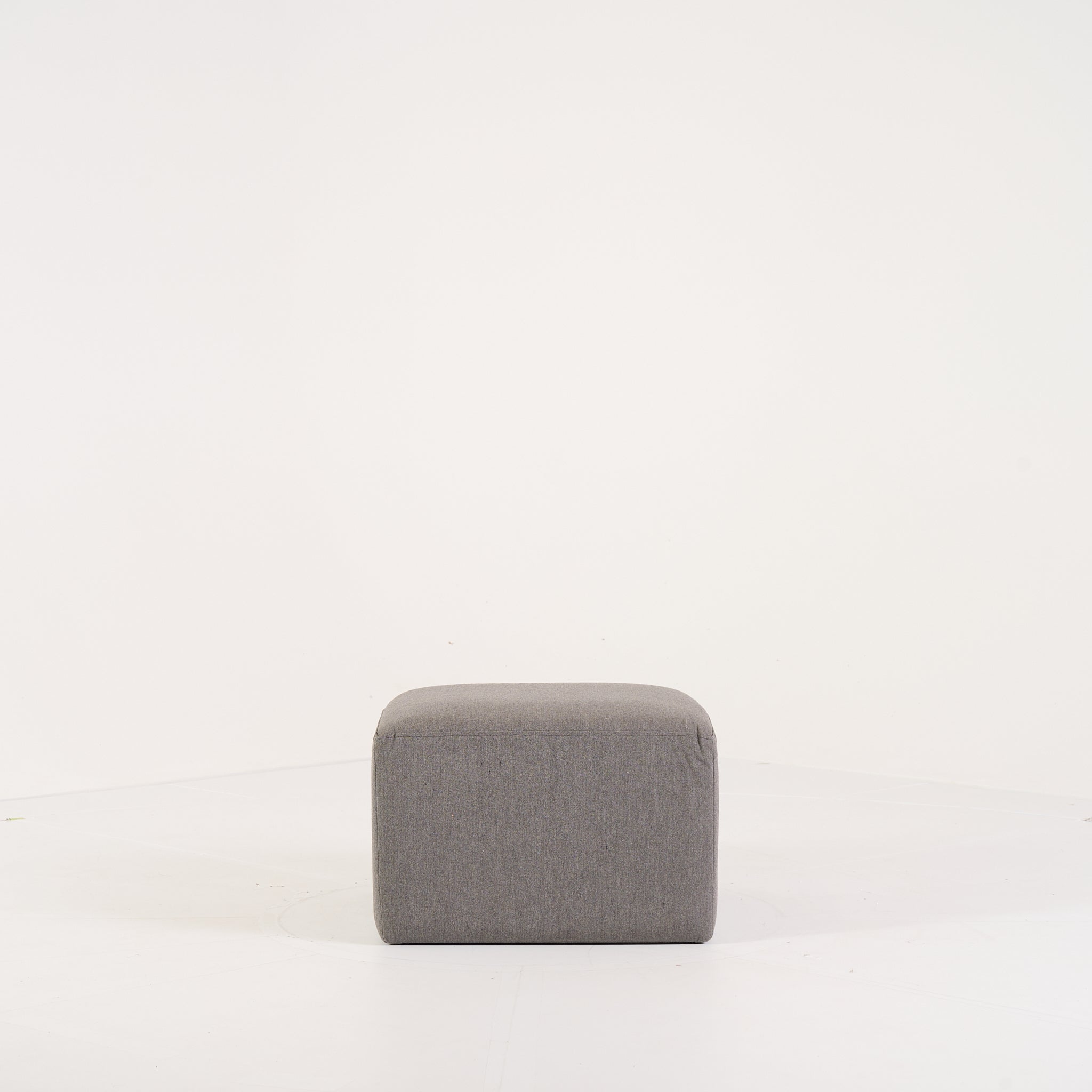 DIXIT Poof by Ligne Roset in Sunbrella Heritage Granit | Floor Sample – Very Good | Shop Now | MO-LIR-10465200-1201-Hero Image-1