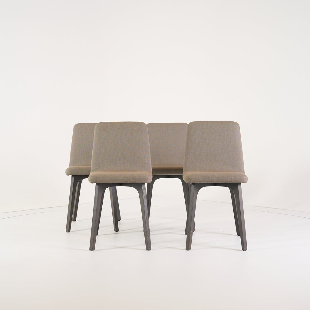 Vik Chair Dining Chair (Set of 4) by Ligne Roset in Steelcut Trio / Divina - Orage / Grege | Gently Used – Good | Shop Now | MO-LIR-10261231-1214-Hero Image-1