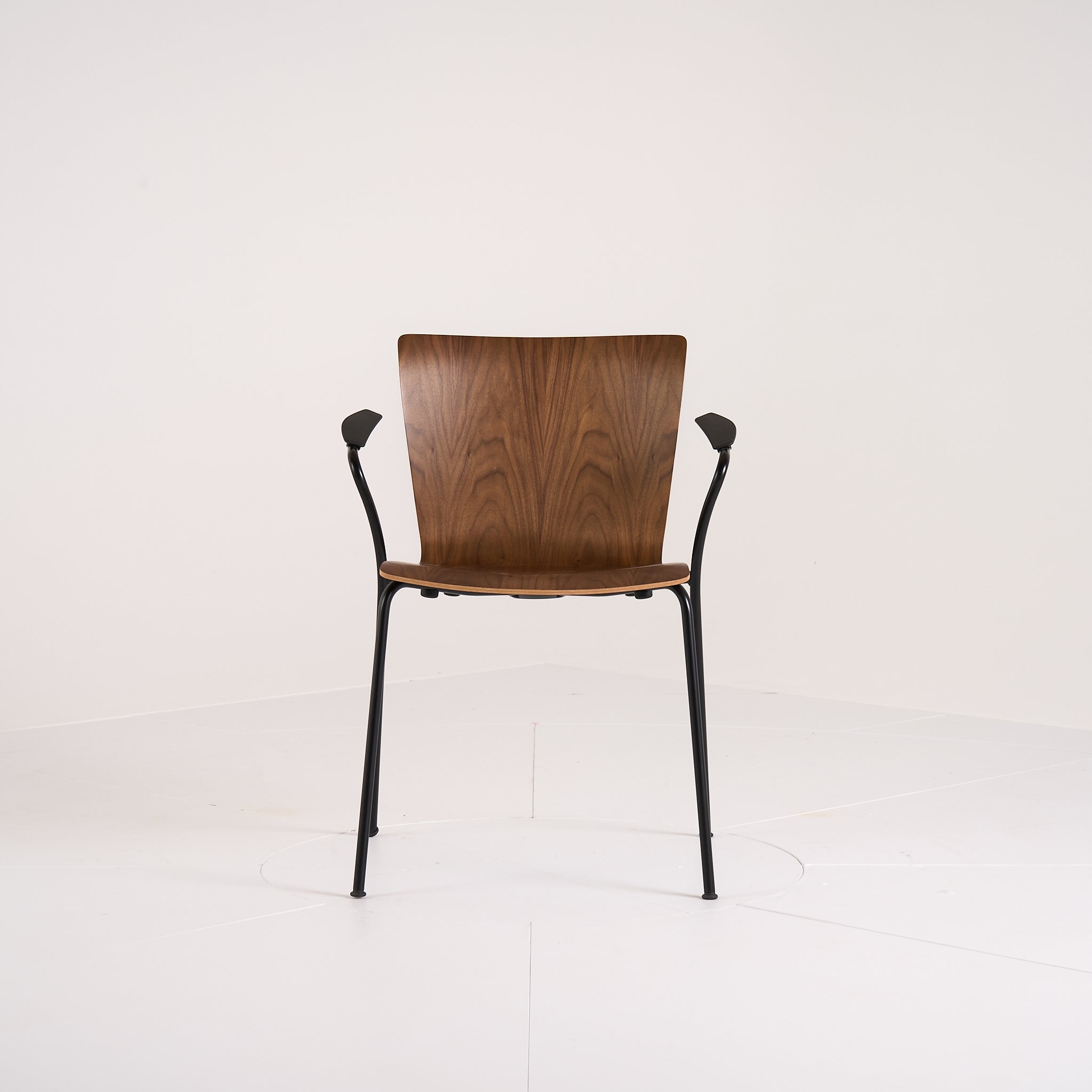 Vico Duo Chair by Fritz Hansen in Walnut Armchair / Black | Floor Sample – Very Good | Shop Now | MO-FHA-VM111-82-Hero Image-2