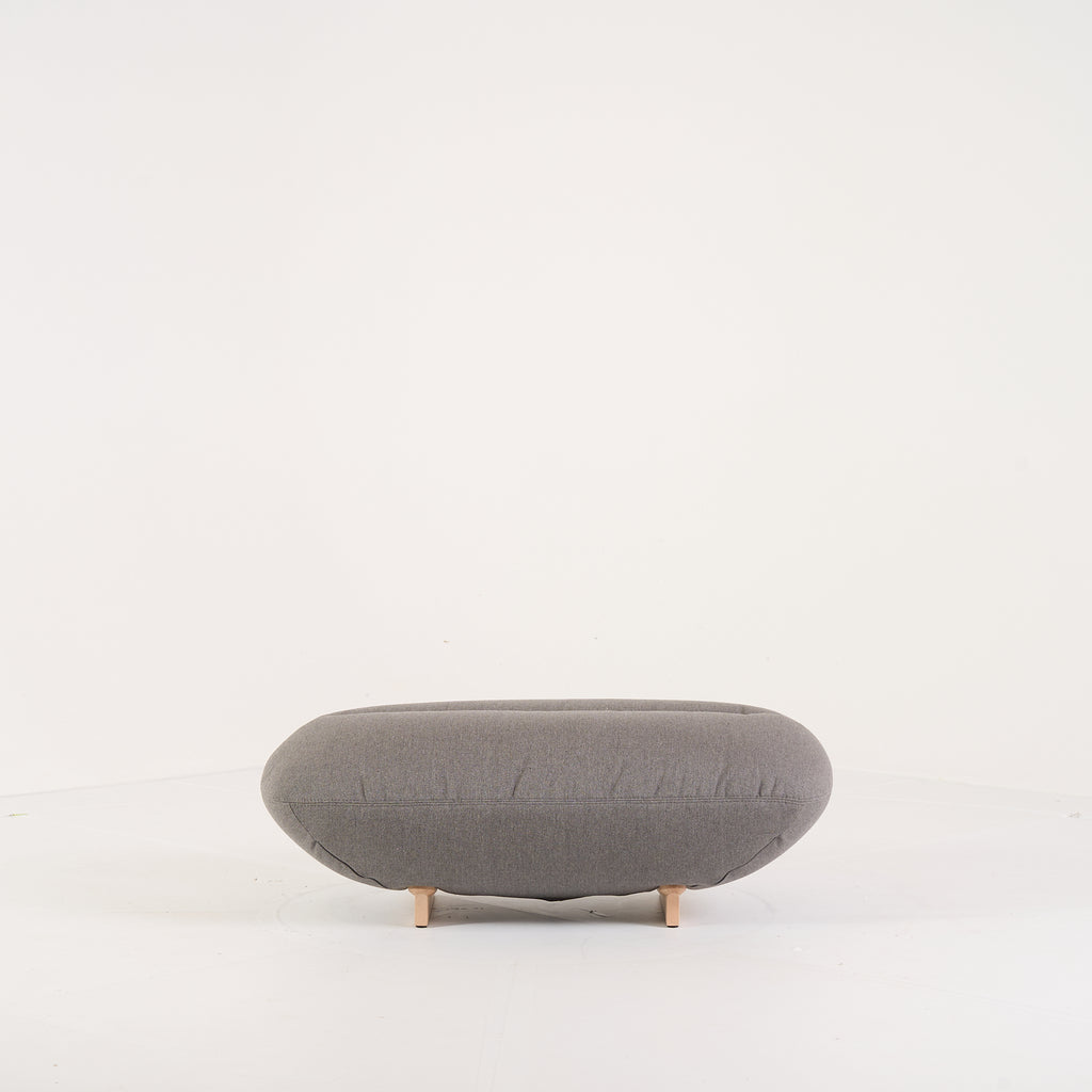 Manarola Stool by Ligne Roset in Sunbrella Heritage Granit | Floor Sample – Very Good | Shop Now | MO-LIR-14090300-1200-Hero Image-1