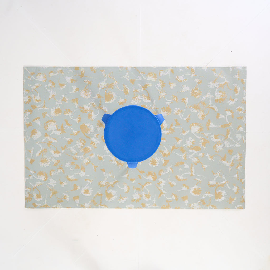 Botanic Floormat - Mint by Chilewich in 46" x 72" | Pristine | Shop Now | MO-CHW-200900_002-1461-Hero Image-2