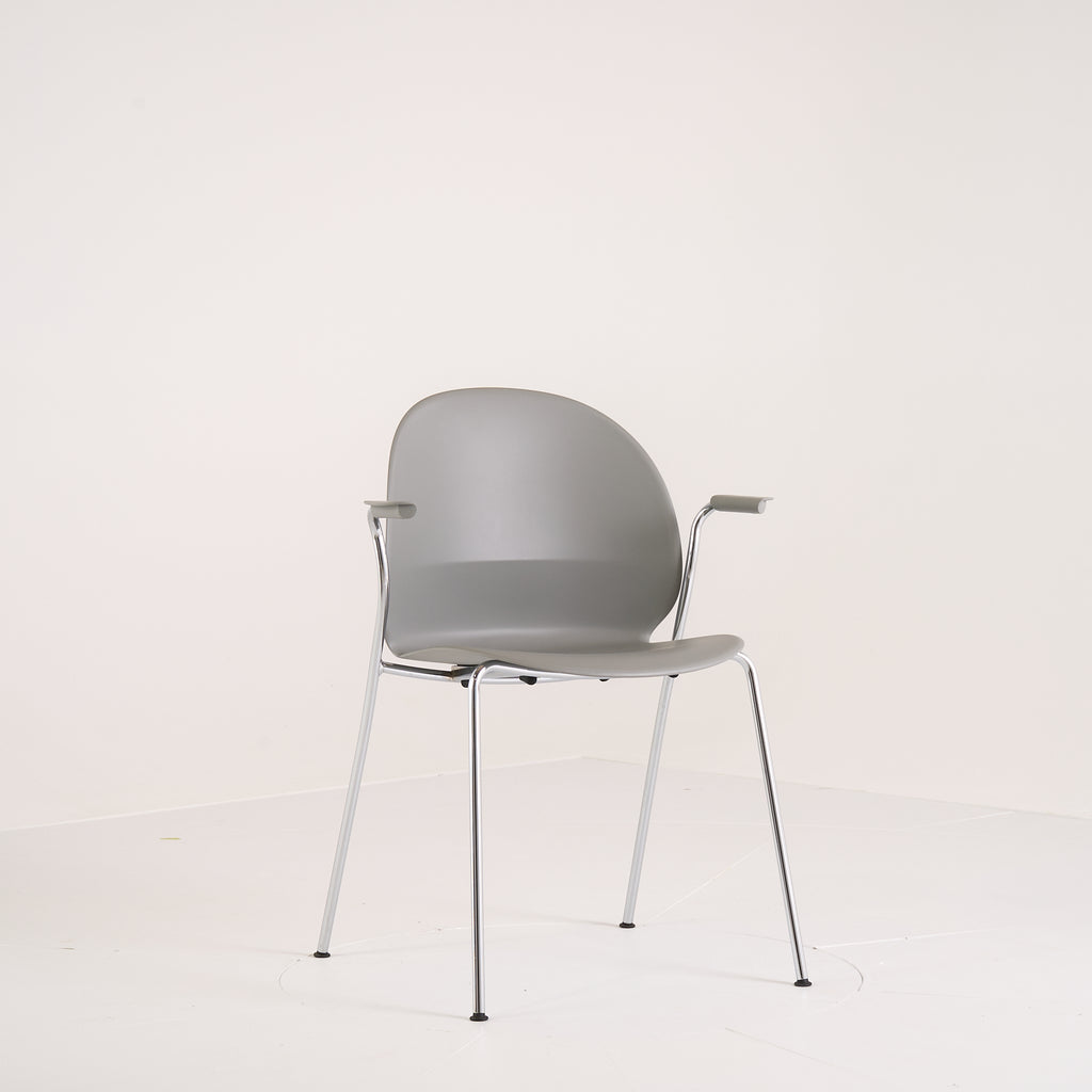 Recycle Armchair by Fritz Hansen in Grey / Chrome | Gently Used – Good | Shop Now | MO-FHA-N02_11_Chair-96-Hero Image-7