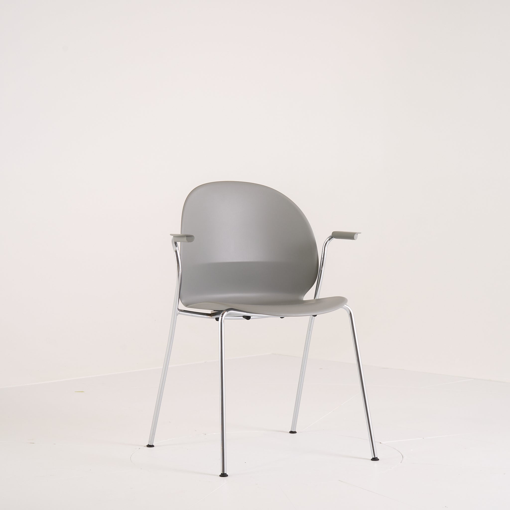 Recycle Armchair by Fritz Hansen in Grey / Chrome | Gently Used – Good | Shop Now | MO-FHA-N02_11_Chair-96-Hero Image-7