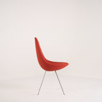 Drop Chair by Fritz Hansen in Tonica 531  / Chrome | Floor Sample – Very Good | Shop Now | MO-FHA-3110-26-Hero Image-3