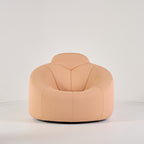 Pumpkin Swivel Armchair by Ligne Roset in High Back / Steelcut Trio / Saumon | Floor Sample – Very Good | Shop Now | MO-LIR-14110160-1215-Hero Image-5