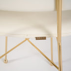 Golden Chair (Set of 2) by Moooi in Custom White Leather | Well Loved – Fair | Shop Now | MO-MOO-8718282773896-170-Hero Image-1