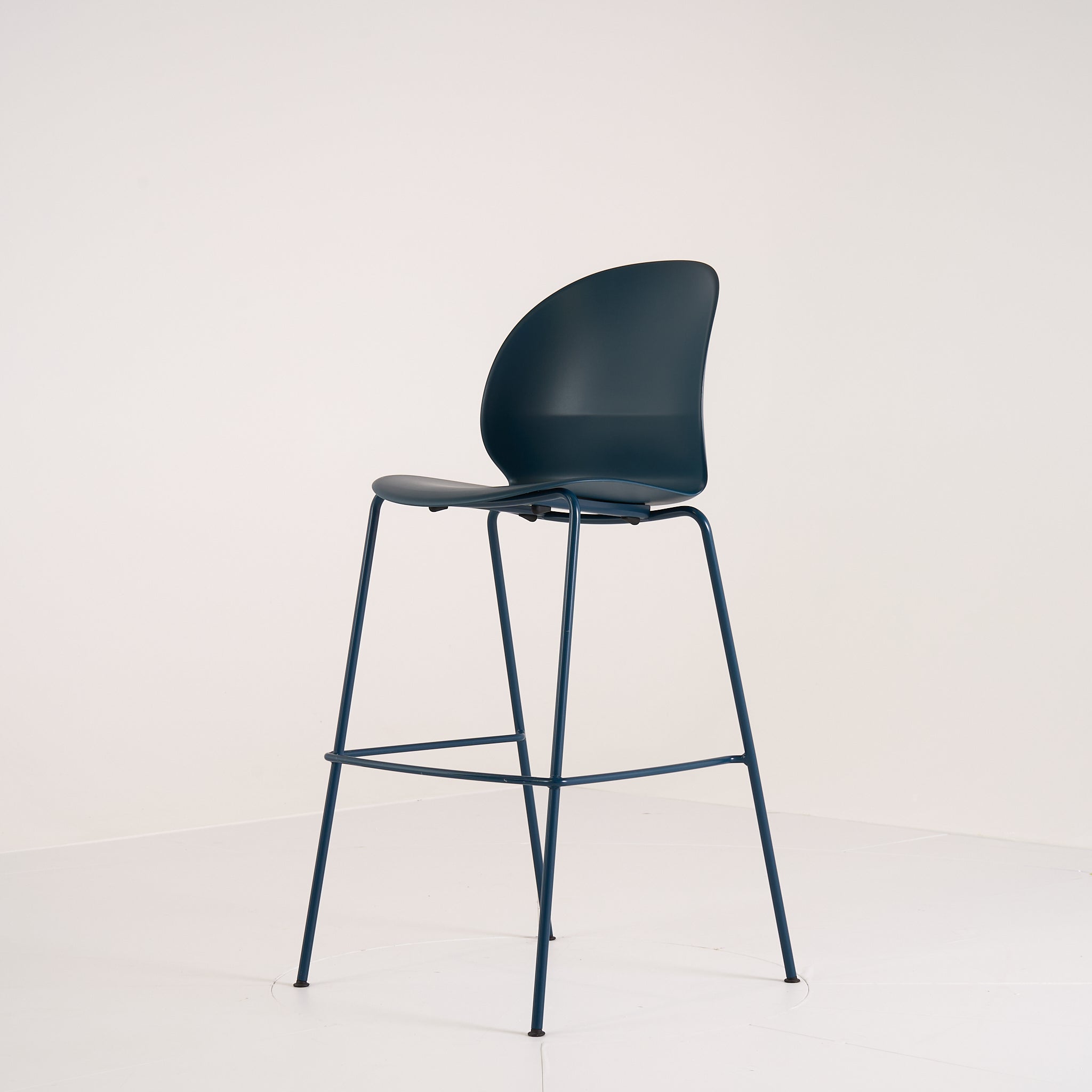 Recycle Barstool by Fritz Hansen in Dark Blue  / Dark Blue  | Project Piece – As-Is | Shop Now | MO-FHA-N02_50-126-Hero Image-7