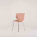 Hana Chair Unupholstered by Moooi in Dusty Pink/Chrome Non-Stacking | Gently Used – Good | Shop Now | MO-MOO-8718282380360-1250-Hero Image-6