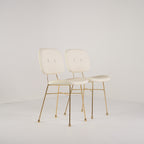 Golden Chair (Set of 2) by Moooi in Custom White Leather | Well Loved – Fair | Shop Now | MO-MOO-8718282773896-170-Hero Image-4