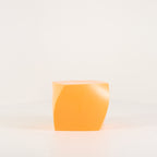 Gehry Left Twist Cube by Heller in Yellow | Well Loved – Fair | Shop Now | MO-HLR-1016_03-1399-Hero Image-6