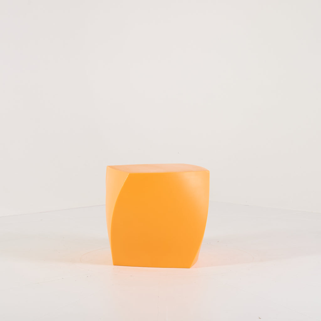 Gehry Left Twist Cube by Heller in Yellow | Gently Used – Good | Shop Now | MO-HLR-1016_03-1400-Hero Image-5