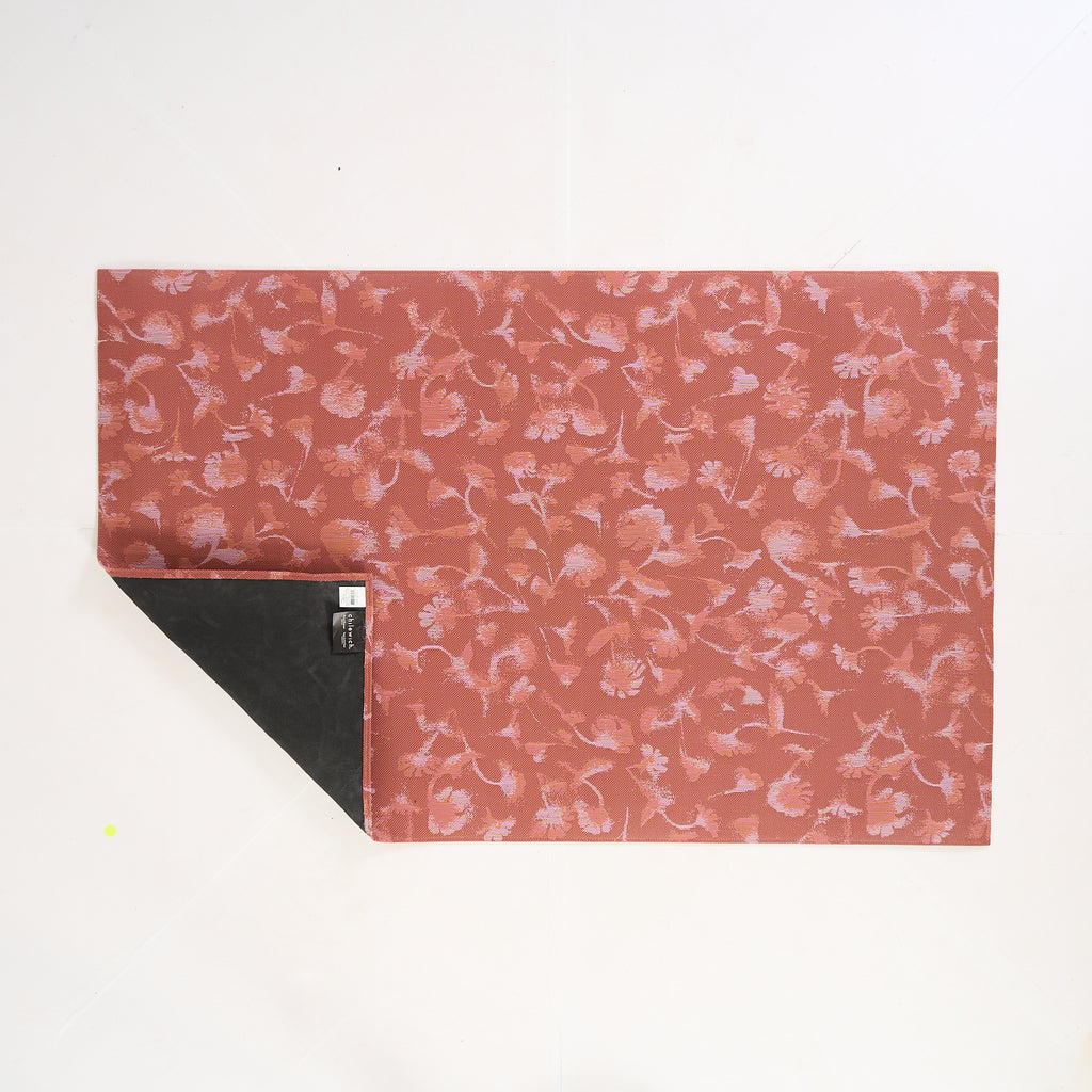 Botanic Floormat - Madder by Chilewich in 46" x 72" | Pristine | Shop Now | MO-CHW-200900_004-1460-Hero Image-3