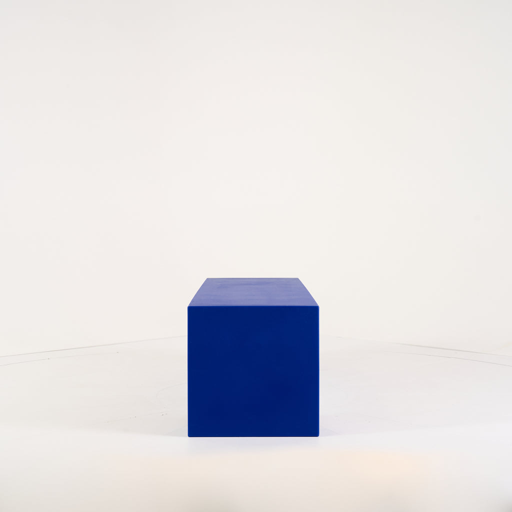 Vignelli Bench by Heller in Medium / Blue | Gently Used – Good | Shop Now | MO-HLR-1034_10-1359-Hero Image-6