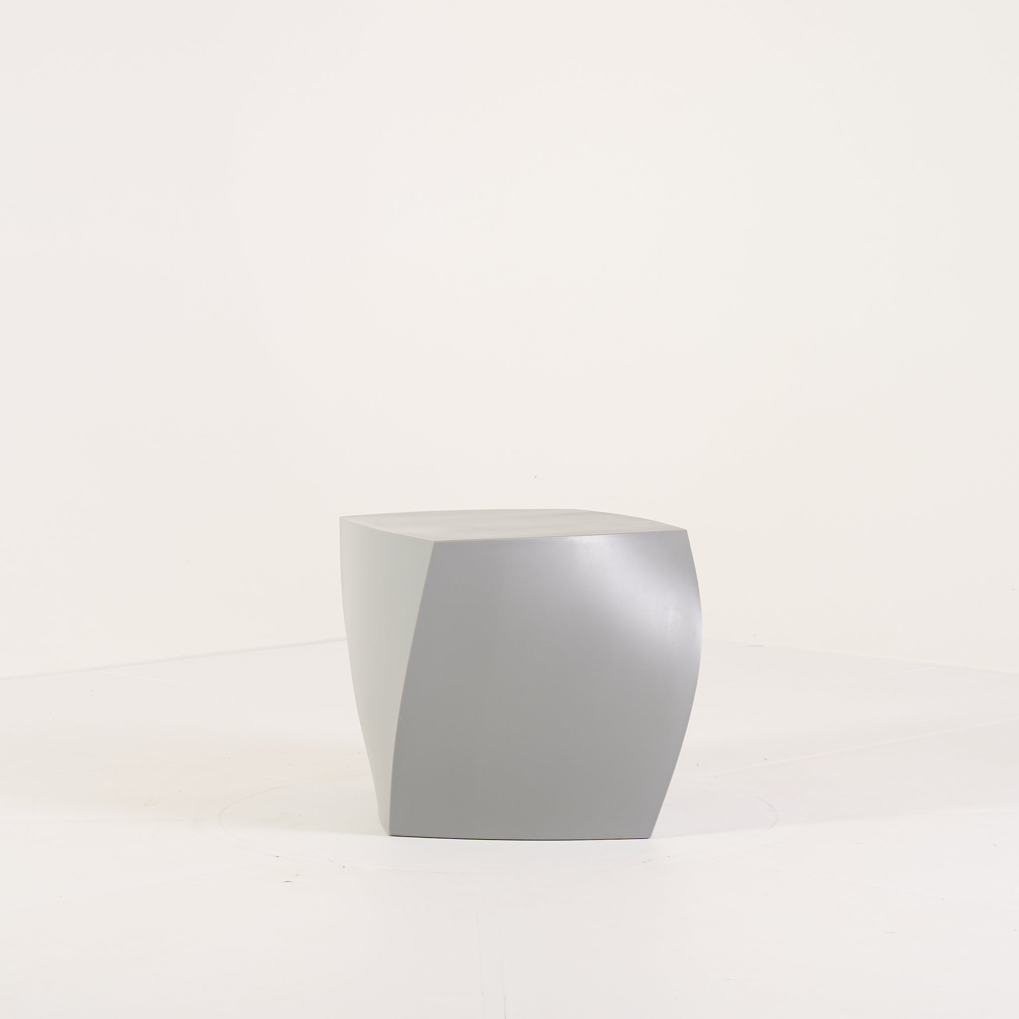Gehry Left Twist Cube by Heller in Silver | Gently Used – Good | Shop Now | MO-HLR-1016_28-1390-Hero Image-7