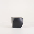 Gehry Left Twist Cube by Heller in Black | Well Loved – Fair | Shop Now | MO-HLR-1016_06-1402-Hero Image-1