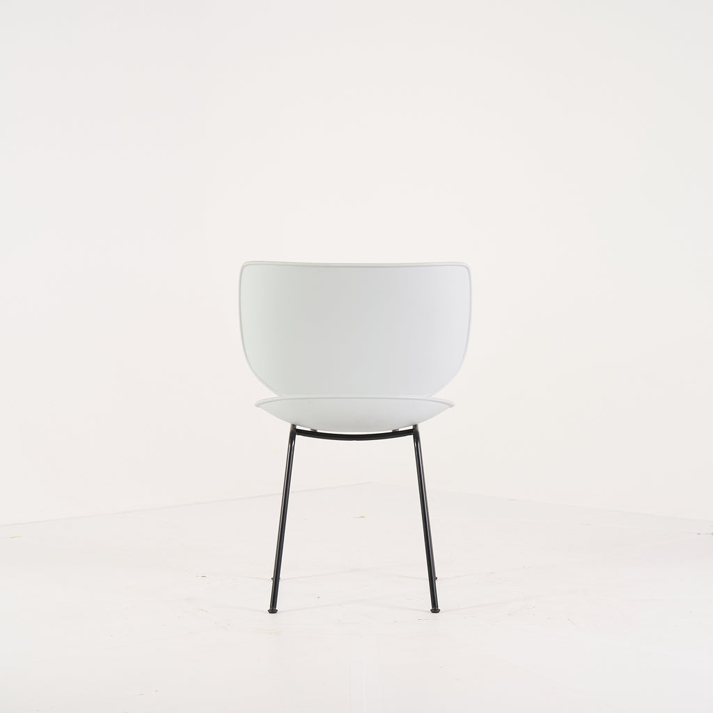 Hana Chair Unupholstered  by Moooi in Concrete Grey / Black / Non-Stacking | Floor Sample – Very Good | Shop Now | MO-MOO-8718282380315-1433-Hero Image-5