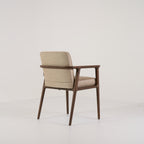 Zio Dining Chair by Moooi in Ronan, Gravel, Cinnamon | Open Box – Excellent | Shop Now | MO-MOO-8718282742571-143-Hero Image-3