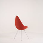 Drop Chair by Fritz Hansen in Tonica 531  / Chrome | Floor Sample – Very Good | Shop Now | MO-FHA-3110-26-Hero Image-4