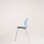 Recycle Chair by Fritz Hansen in Light Blue / Chrome | Well Loved – Fair | Shop Now | MO-FHA-N02_10_Chair-91-Hero Image-3