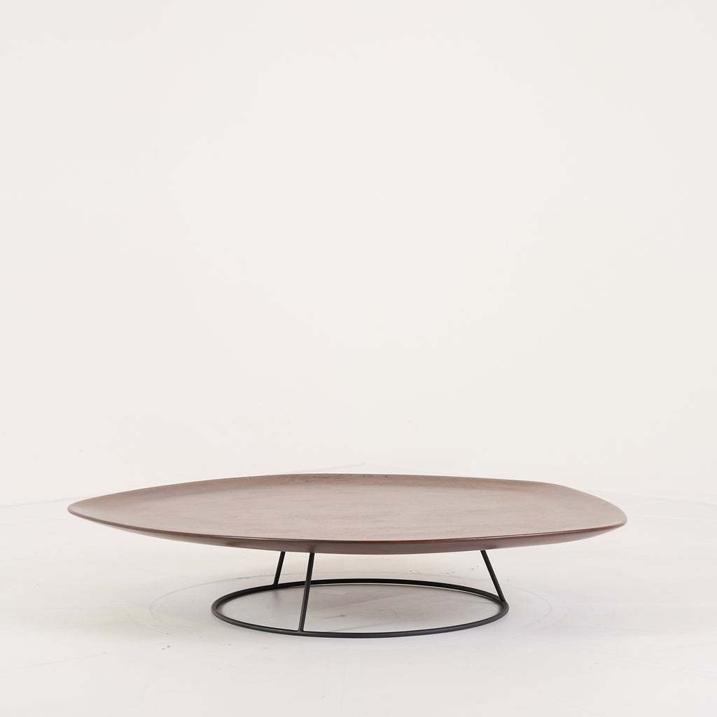 Pebble Low Table Large by Ligne Roset in Concave Top, Solid Wood | Floor Sample – Very Good | Shop Now | MO-LIR-19960050-1160-Hero Image-6