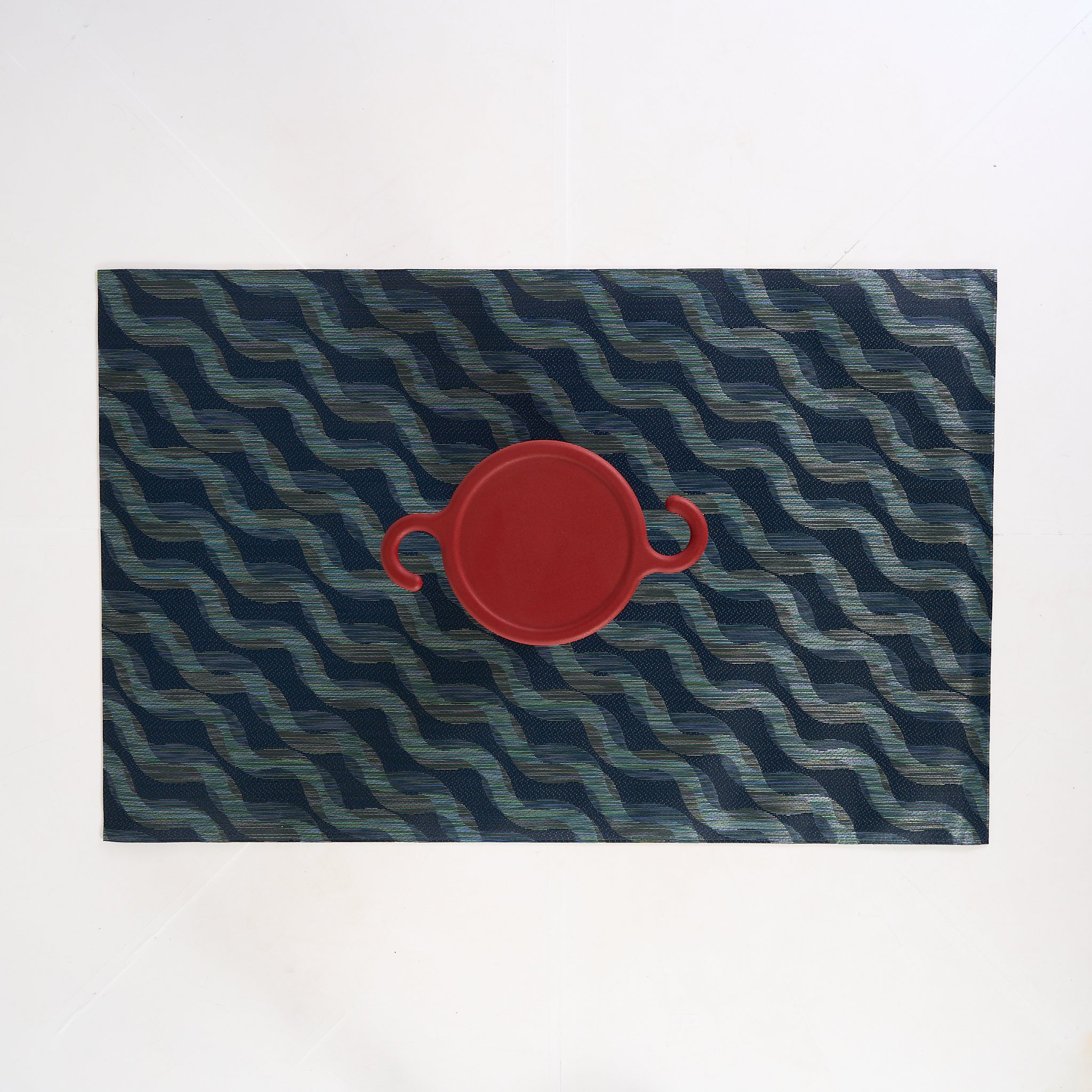 Twist Floormat - Ocean by Chilewich in 46" x 72" | Pristine | Shop Now | MO-CHW-200856_001-1463-Hero Image-2