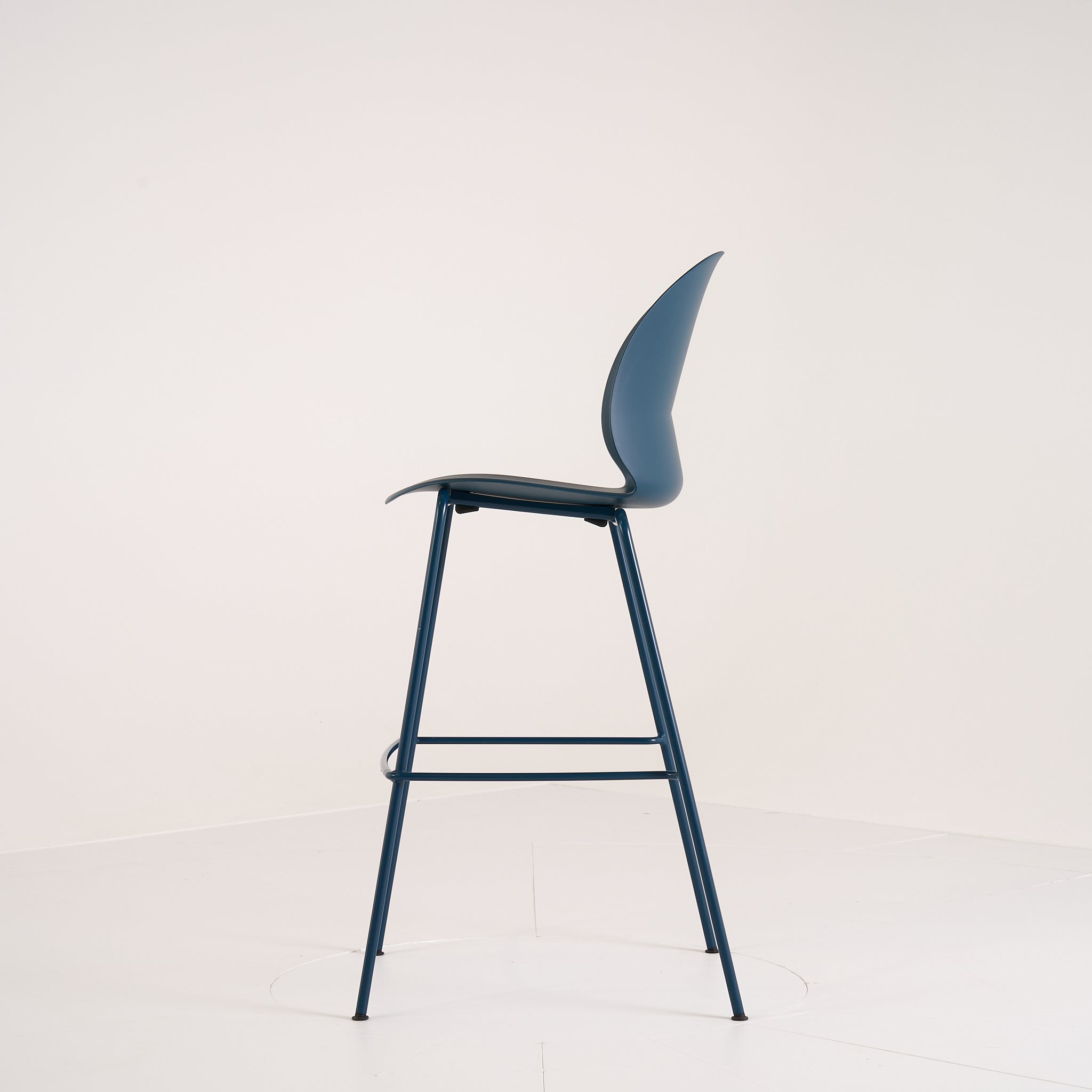 Recycle Barstool by Fritz Hansen in Dark Blue  / Dark Blue  | Project Piece – As-Is | Shop Now | MO-FHA-N02_50-126-Hero Image-4