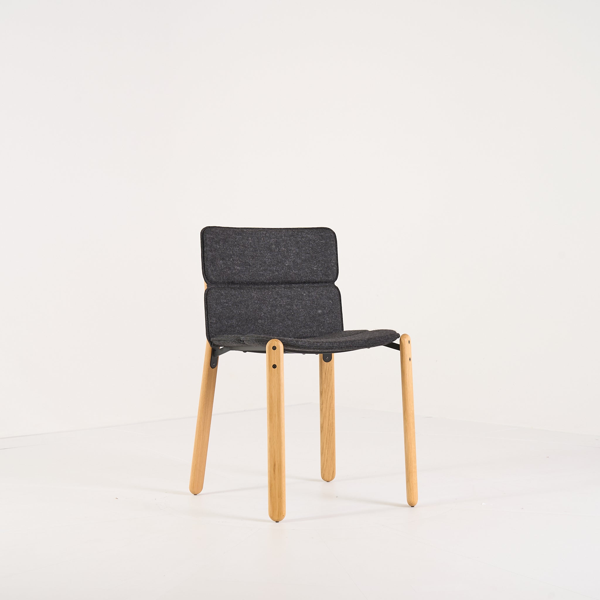 Paddock Chair by Ligne Roset in Feutre Anthracite | Floor Sample – Very Good | Shop Now | MO-LIR-10260880-1411-Hero Image-2